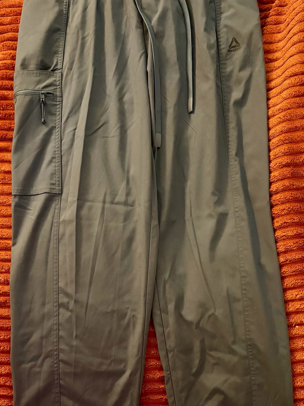 Blue-Gray Reebok Scrub Set - Top & Drawstring Pants - Picture 4 of 5